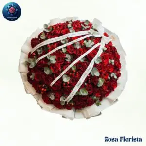 Maxi Bouquet Rose Rosse Milan luxury red rose bouquet