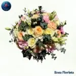 Mixed Rose & Lisianthus Bouquet Milan fresh roses and lisianthus