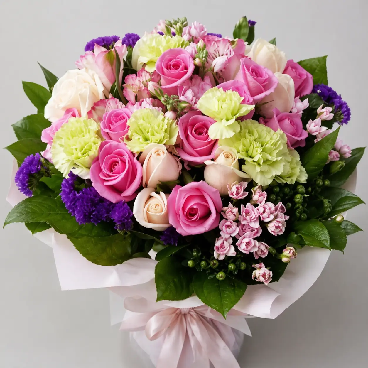 Buoqeto Con Mix Milan fresh mixed flower bouquet