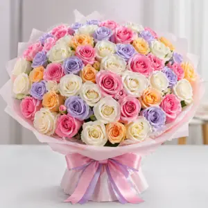 Bouquet Con Tanti Colori Milan colourful mixed flower bouquet