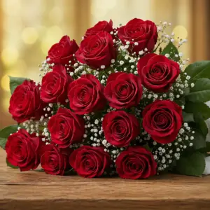 Mazzo Di Rose Rosse Con fresh red rose bouquet symbolizing love and passion, perfect for romantic gifting in Milano.
