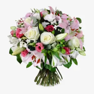Bouquet Di Fiori Misti with fresh mixed flowers in vibrant colors, beautifully arranged for gifting and special occasions in Milano