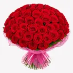 Mazzo Di Rosse fresh red rose bouquet symbolizing love and passion, perfect for romantic gifting in Milano.