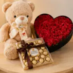 Heart Indulegence luxury romantic flower bouquet featuring fresh elegant blooms designed for love, gifting, and special moments.