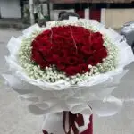 Bouquet Rose Rosse Amore Milan romantic red rose bouquet