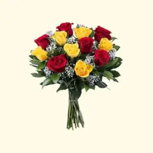 Colored Roses Milan fresh mixed color rose bouquet