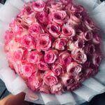 Pretty in Pinks elegant pink flower bouquet luxury floral arrangement fresh delivery in Milano