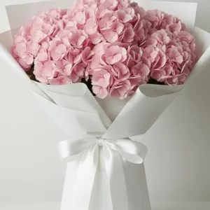 Nuvola Rosa Bouquet Ortensie Rosa Milan fresh pink hydrangeas