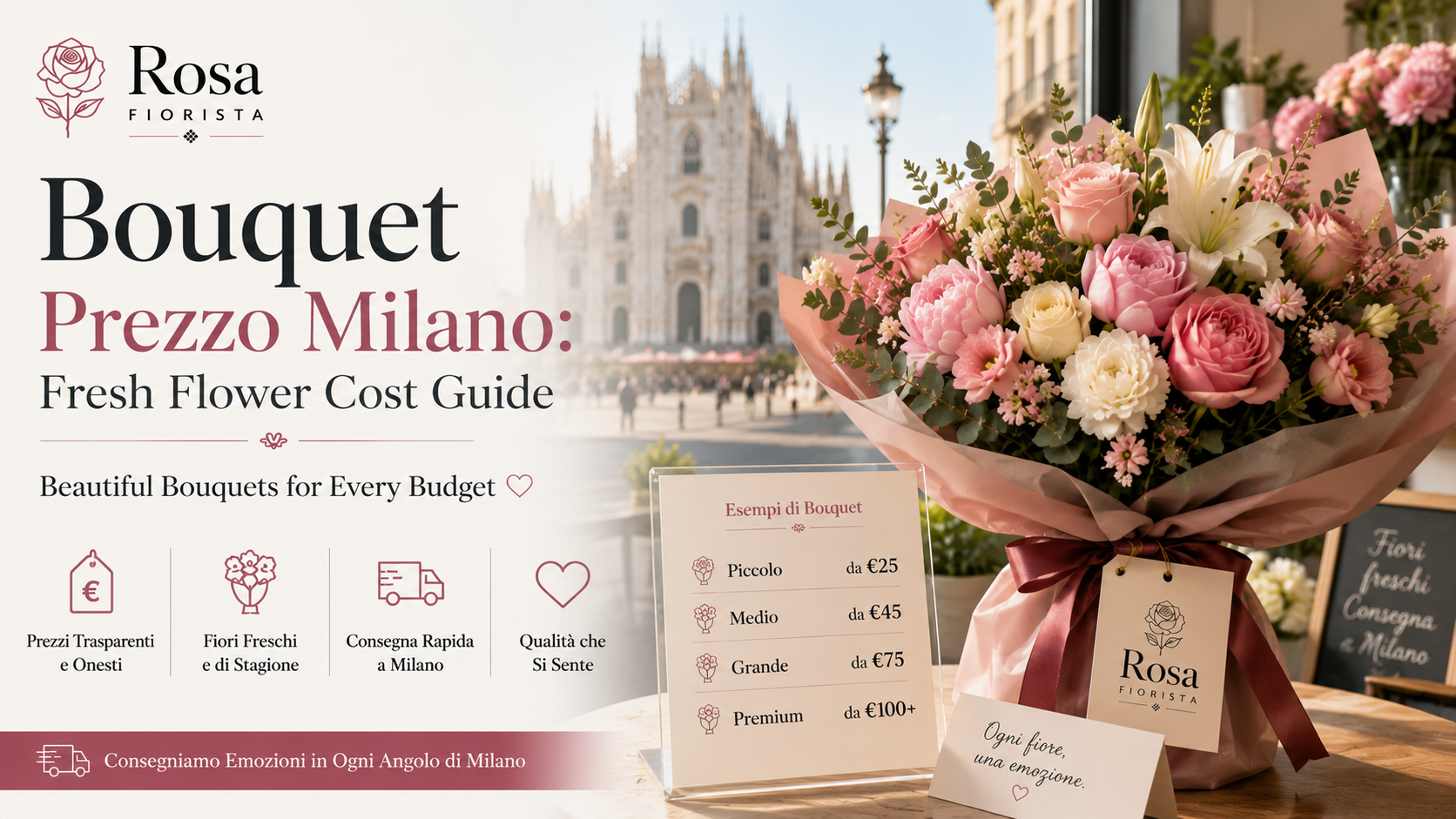 Bouquet Prezzo Milano Fresh Flower Cost Guide