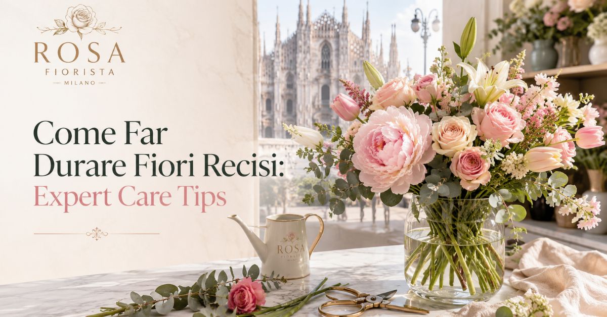 Come Far Durare Fiori Recisi Expert Care Tips