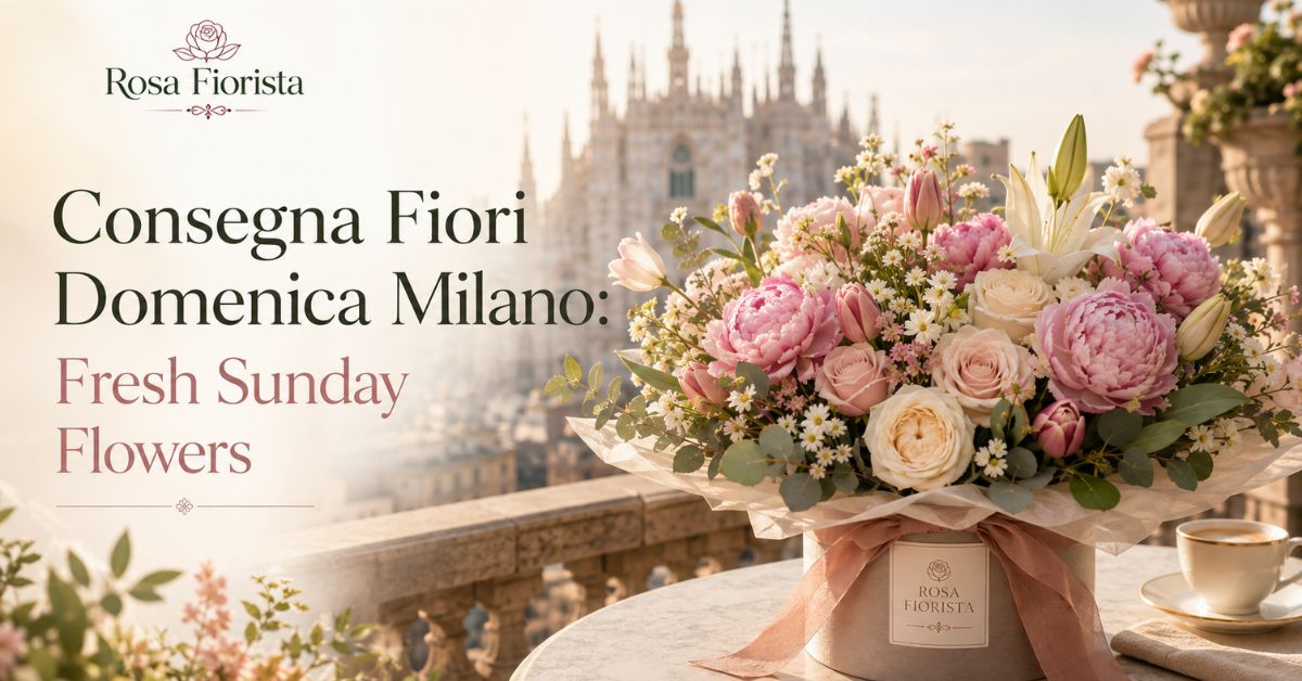 Consegna Fiori Domenica Milano Fresh Sunday Flowers