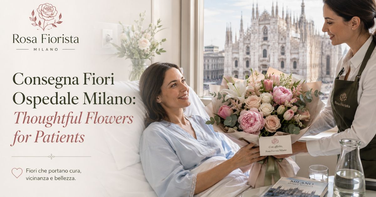 Consegna Fiori Ospedale Milano Thoughtful Flowers for Patients