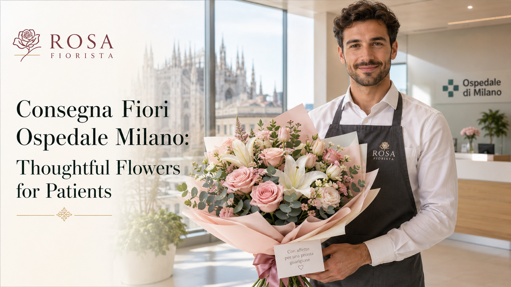 Consegna Fiori Ospedale Milano Thoughtful Flowers for Patients