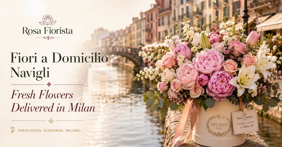 Fiori a Domicilio Navigli Fresh Flowers Delivered in Milan