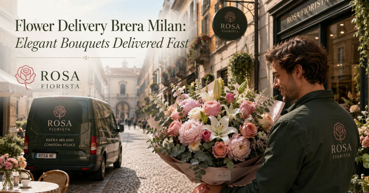 Flower Delivery Brera Milan Elegant Bouquets Delivered Fast