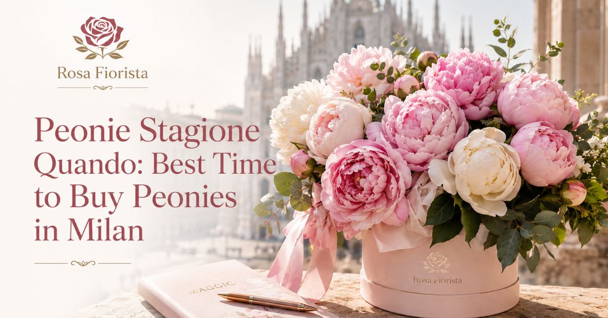 Peonie Stagione Quando Best Time to Buy Peonies in Milan