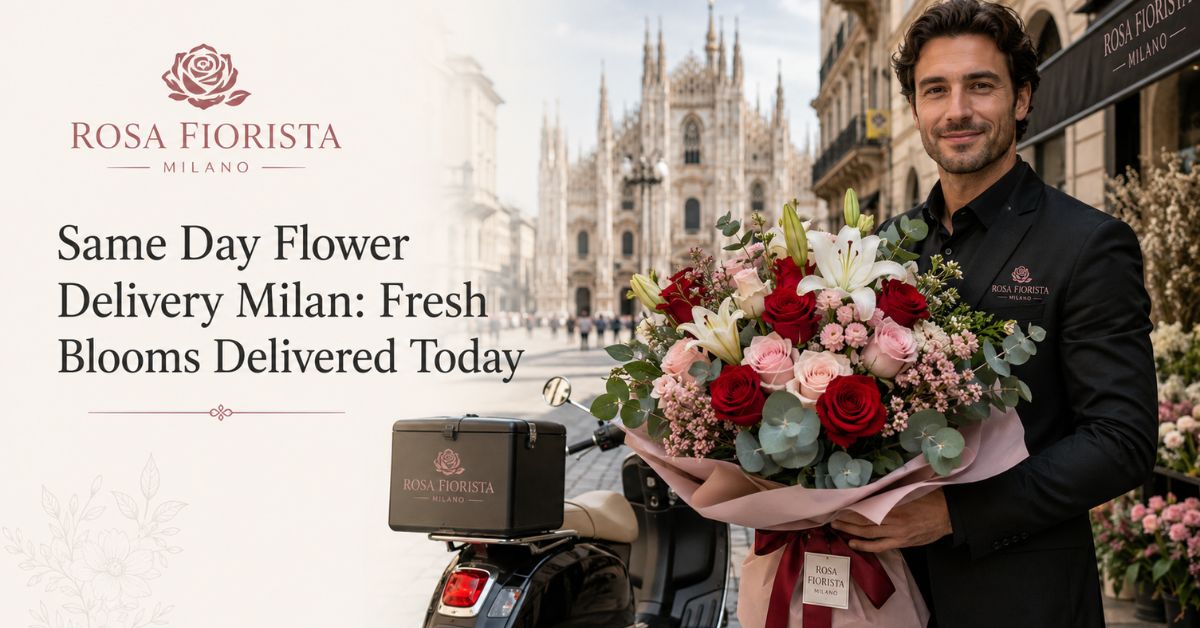 Same Day Flower Delivery Milan