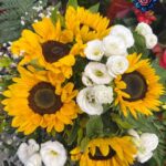Gitasole Per Pieces single sunflower flower for elegant bouquets and gifts in Milan