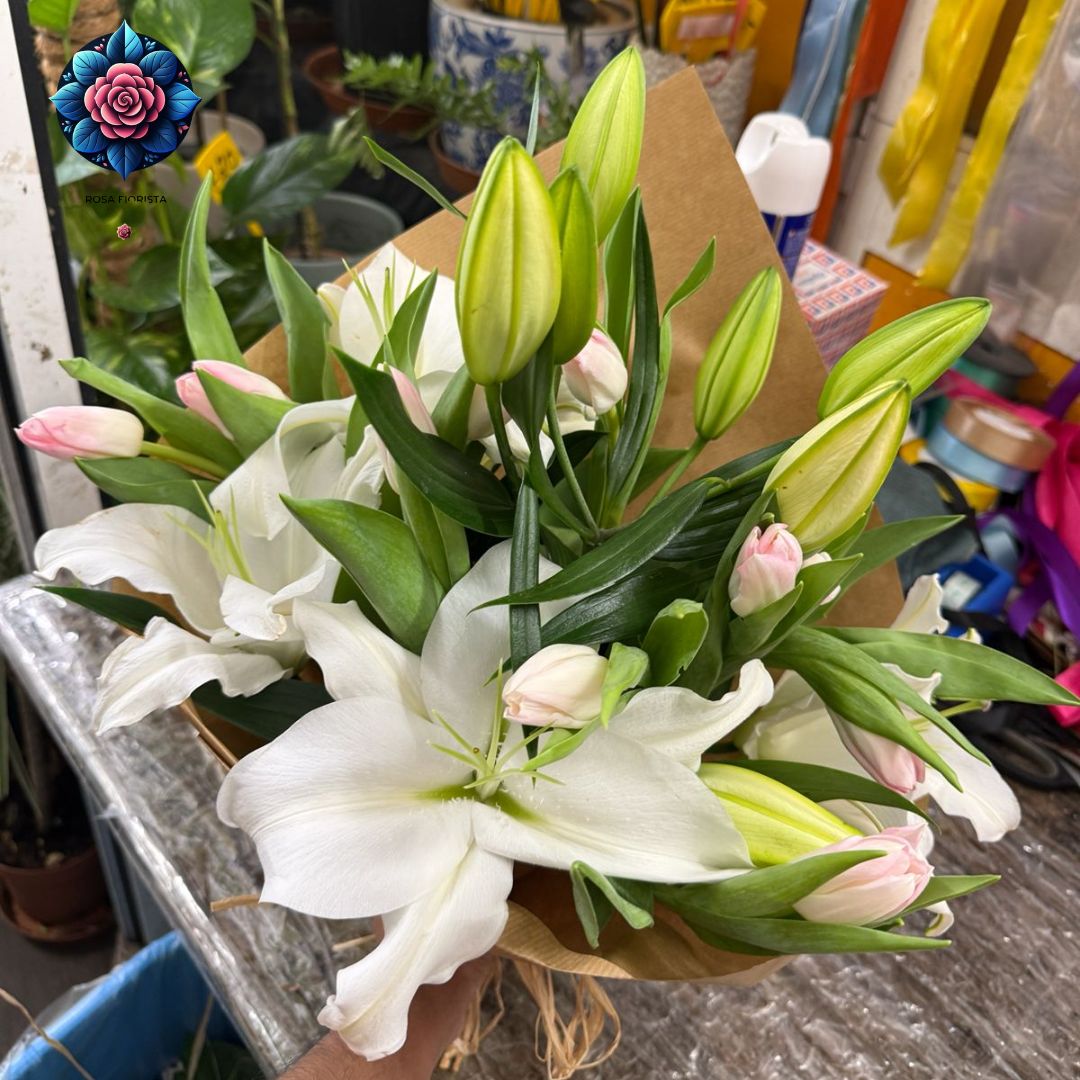 Lilium and Tulipani Mix Bouquet