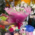 Rosa Tulipani bouquet with fresh pink tulips