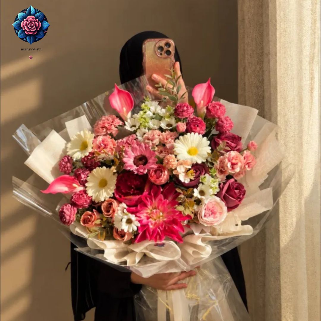 Big Luxury Mix Bouquet with an elegant large mixed flower arrangement in Milan
