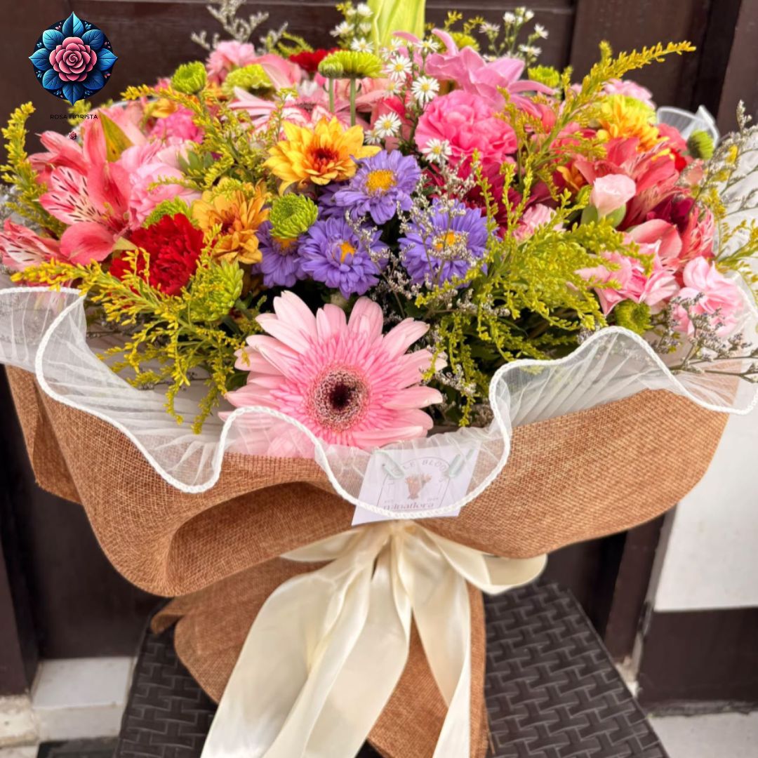 Big Mix Bouquet large mixed flower bouquet in Milan