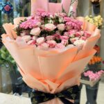 Gorgeous Roses Mix Bouquet fresh mixed roses arranged in Milan