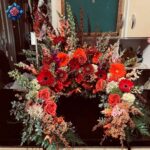 ALT Text: Head Flower Crown floral hair accessory for weddings and photoshoots in Milan