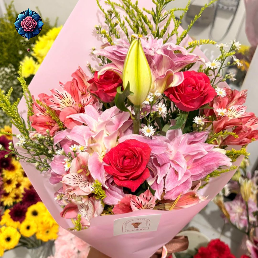 Mix Bouquet 028 fresh mixed flower bouquet in Milan