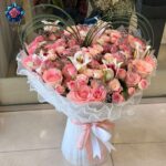 Mix Bouquet for love fresh romantic flower bouquet in Milan