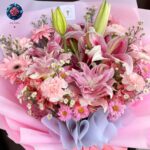 Mix Pink Bouquet with fresh pink mixed flowers in Milan