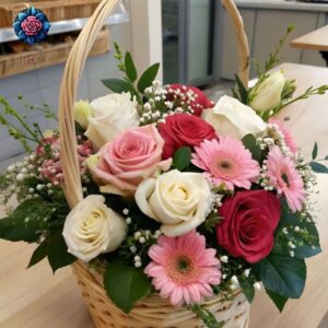 Mix Rosa Rose Bouquet with fresh pink roses in Milan