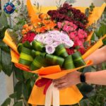 Mix Varient Bouquet fresh mixed flowers in Milan