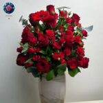 Red Roses Lovely Mix Bouquet fresh red roses in Milan