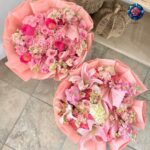 Red with Pink Mix Bouquet for gift featuring red and pink mixed flowers in Milan