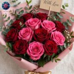 Rose Bouquet for You, an elegant fresh rose gift arrangement from Rosa Fiorista in Milano.