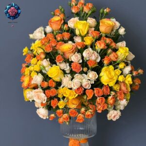 Varient Roses Mix Bouquet fresh mixed roses in Milan
